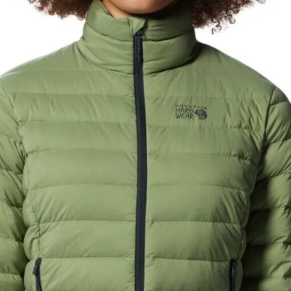 Mountain Hardware Deloro Down Jacket in Light Cactus, Size Large - Picture 12 of 13